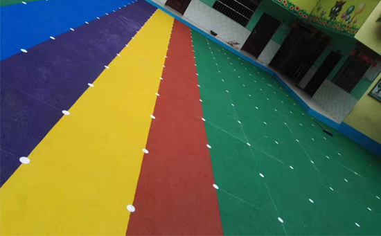 幼儿园epdm塑胶跑道场地图片 幼儿园epdm塑胶跑道场地图片